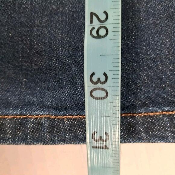 Lauren Ralph Lauren Classic Bootcut Jeans Womens 10 Blue Stretch Denim Mid Rise - Picture 14 of 15